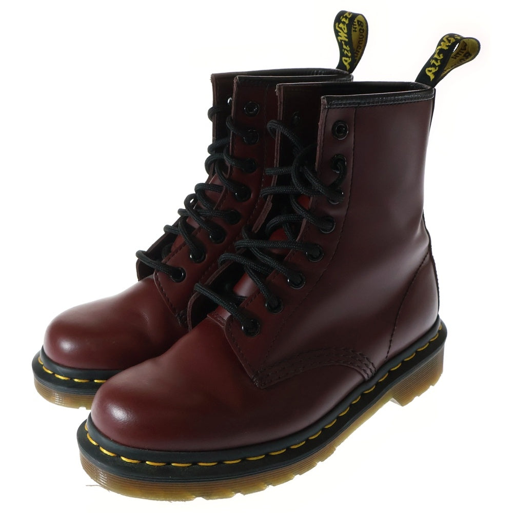 Dr.Martens(ドクターマーチン) 8ホール レースアップ レザー ブーツ レディース ボルドー 1460