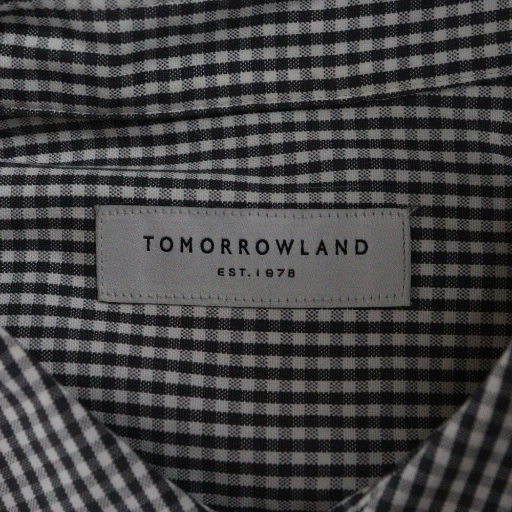 TOMORROWLAND(トゥモローランド) ニット切り替え ギンガムチェック長袖シャツ マルチカラー WS018CU