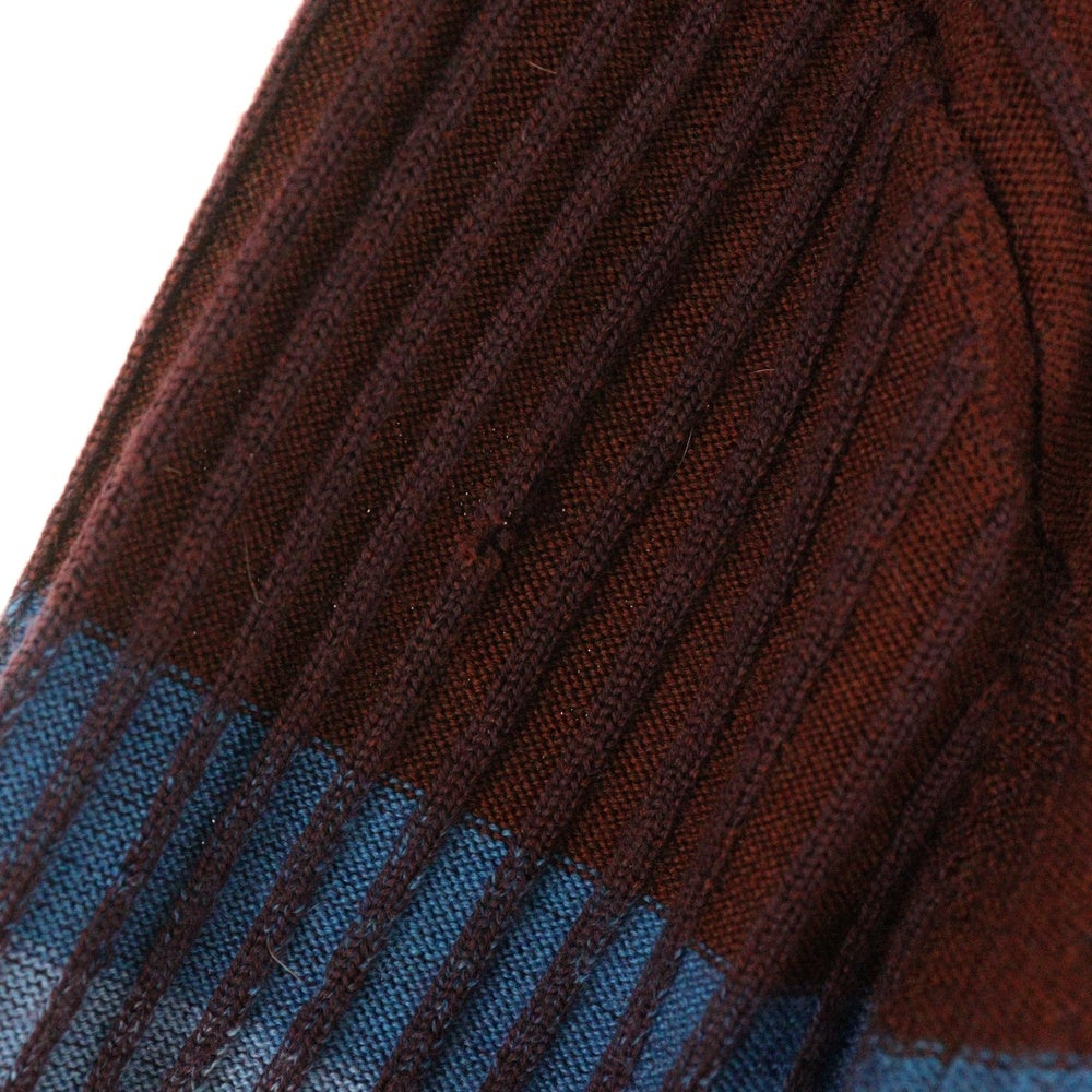 PS Paul Smith(ピーエスバイポールスミス) ストライプ柄 クルーネックニットセーター ブラウン/ブルー 7034313