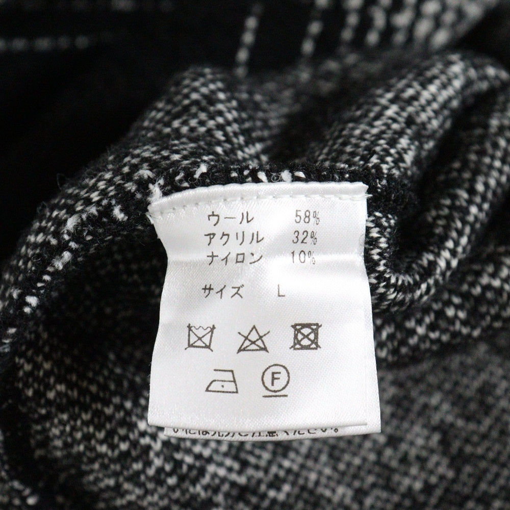 NO BRAND(ノーブランド) Vandori DESIGNWORKS Check Shirts Jacket デザインワークス チェックシャツジャケット ブラック
