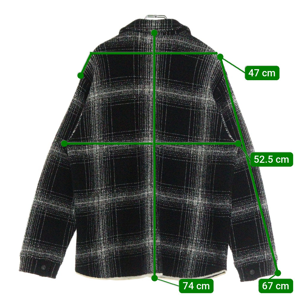 NO BRAND(ノーブランド) Vandori DESIGNWORKS Check Shirts Jacket デザインワークス チェックシャツジャケット ブラック