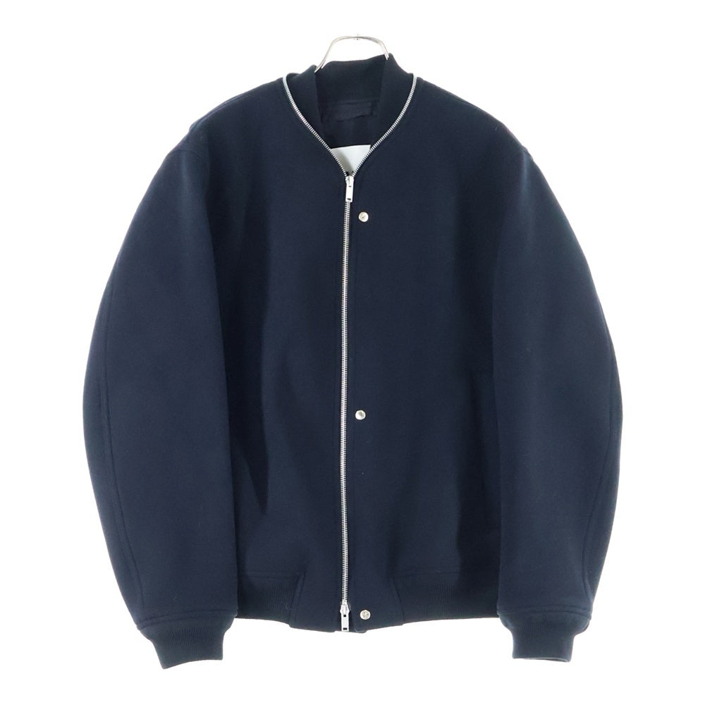 JIL SANDER(ジルサンダー) 21AW ジップ ウールボンバー ジャケット ブラック JSMT420912MT20060012