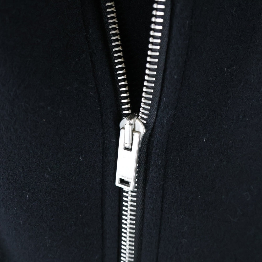 JIL SANDER(ジルサンダー) 21AW ジップ ウールボンバー ジャケット ブラック JSMT420912MT20060012