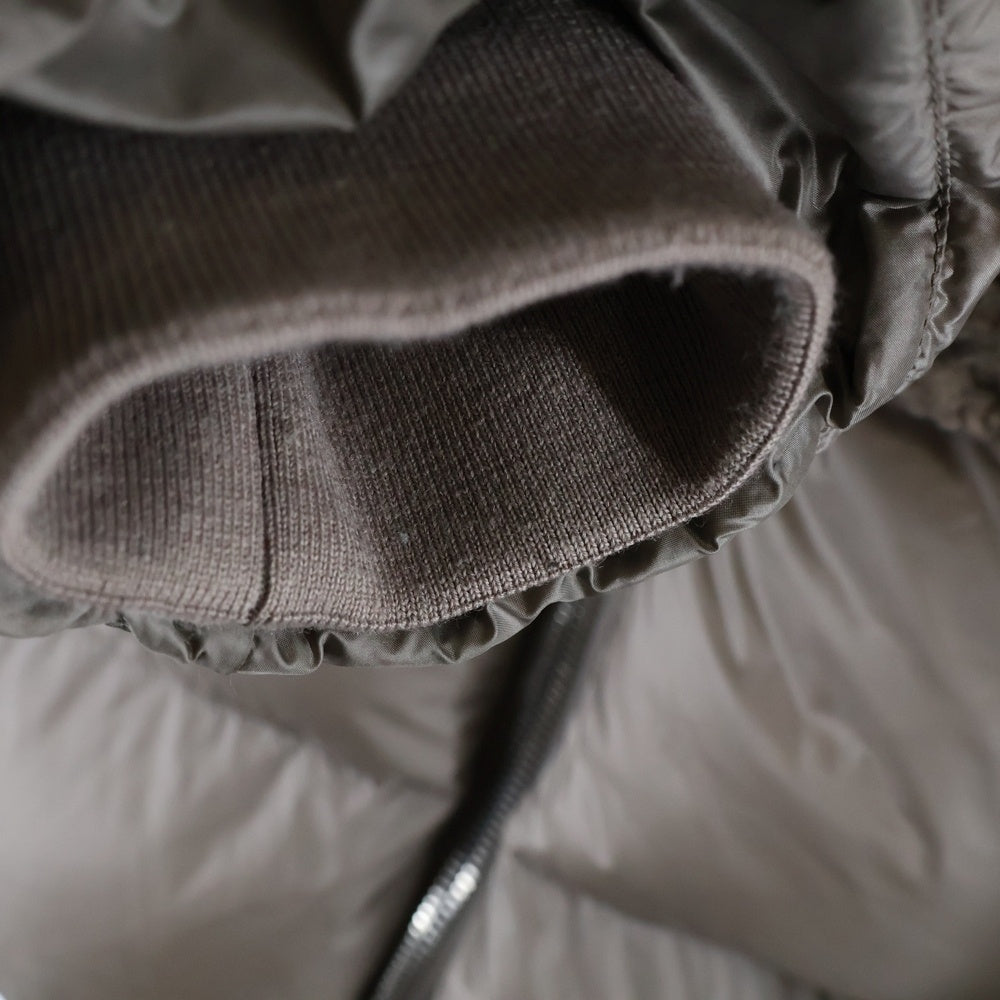 MONCLER(モンクレール) ×Rick Owens COYOTE GIUBBOTTO リックオウエンス ジップアップダウンジャケット ベージュ F209N1B50401 A0161