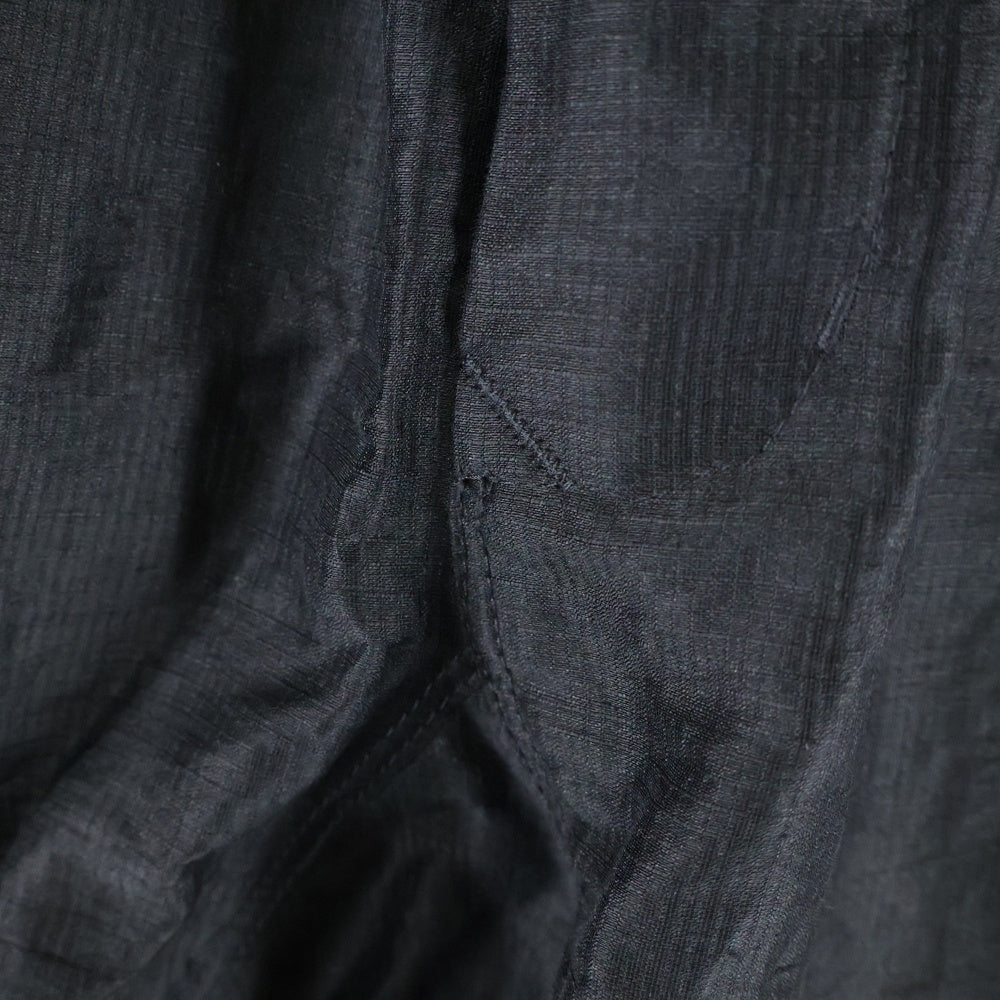 Rick Owens(リックオウエンス) 23SS RU01C4380 ナイロンサルエルロングパンツ ブラック