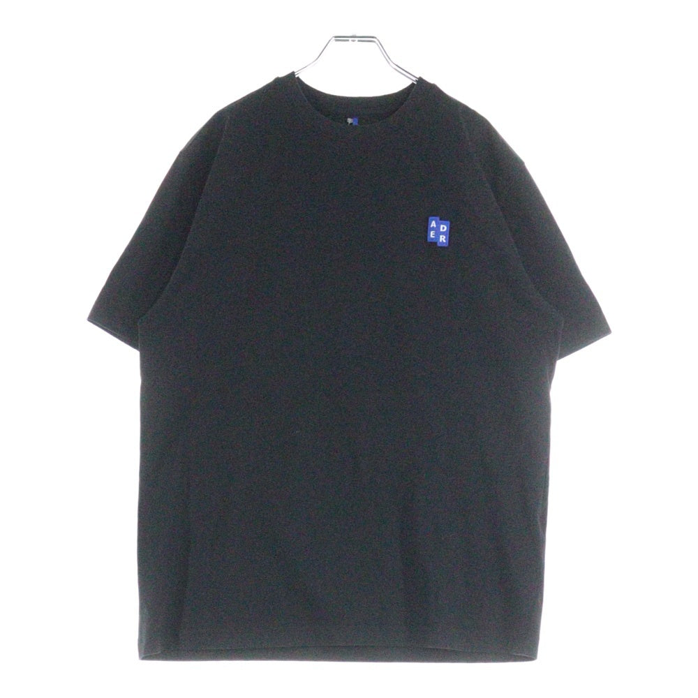 ADER ERROR(アーダーエラー) ロゴ 半袖カットソー Tシャツ ブラック BMSGYFYTS0101BK