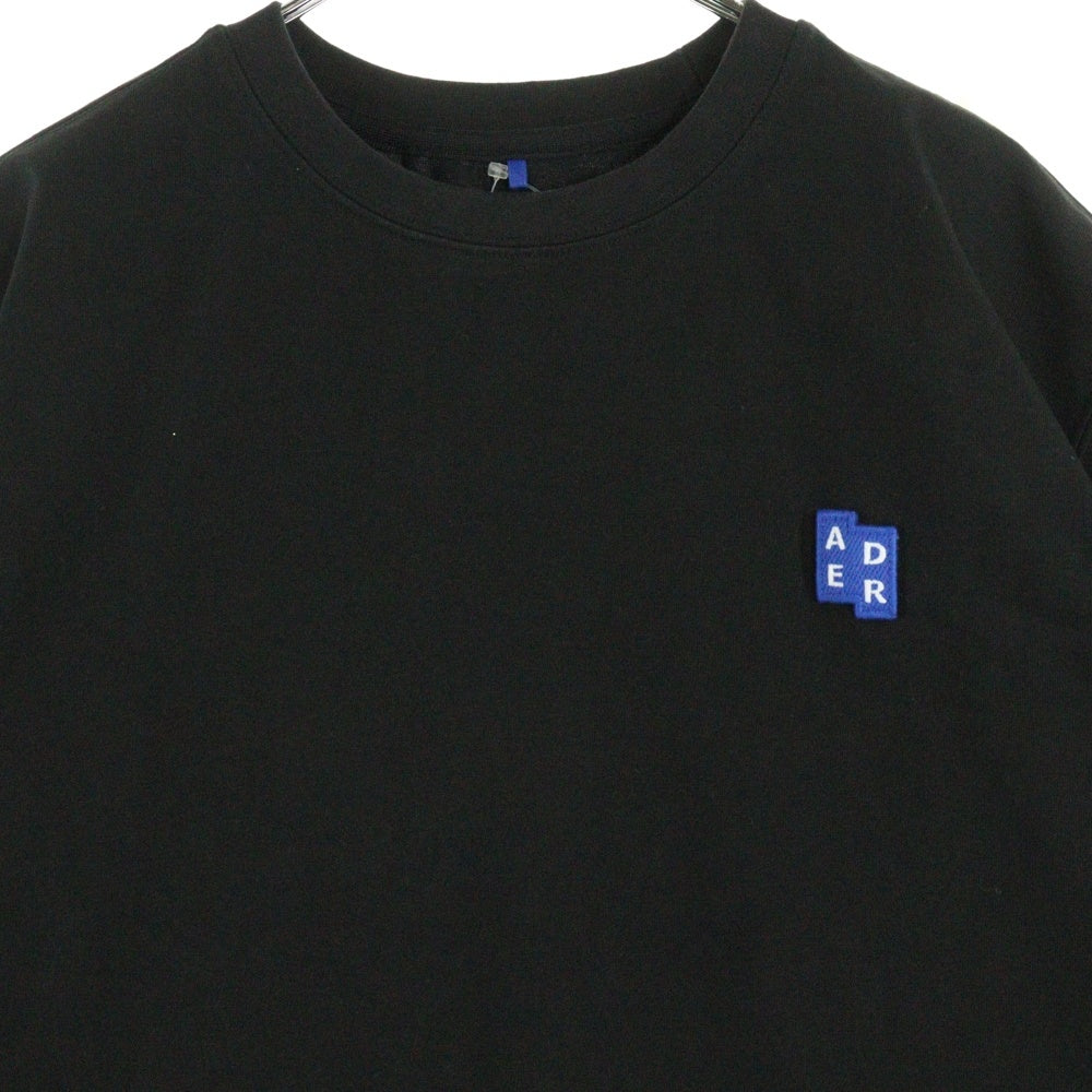 ADER ERROR(アーダーエラー) ロゴ 半袖カットソー Tシャツ ブラック BMSGYFYTS0101BK