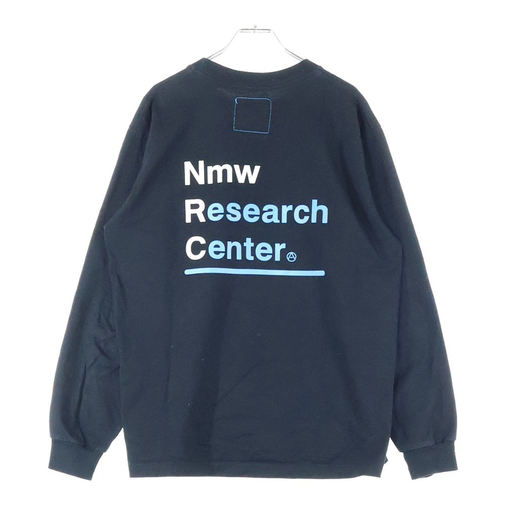 68359(68359) NRC ロゴプリント長袖Tシャツ カットソー ブラック