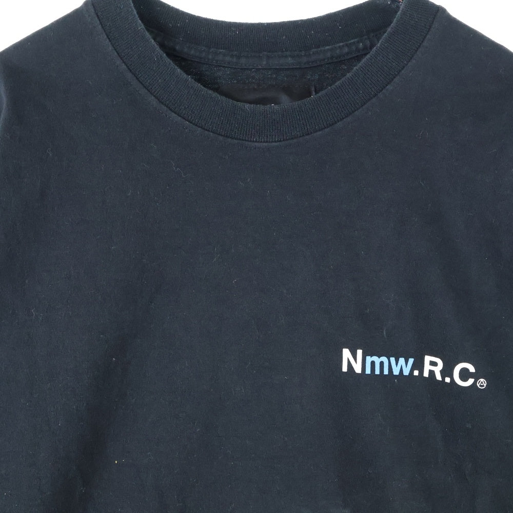 68359(68359) NRC ロゴプリント長袖Tシャツ カットソー ブラック