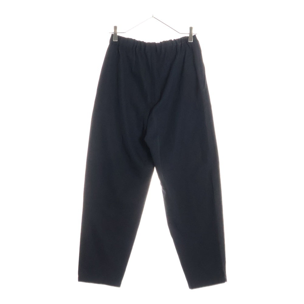 H BEAUTY&YOUTH(エイチ ビューティーアンドユース) ウール ストライプ テーパードパンツ ブラック 1214-217-8154