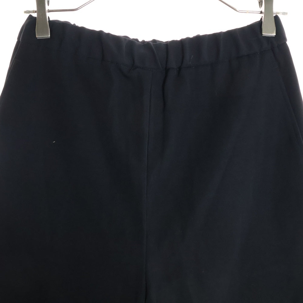 H BEAUTY&YOUTH(エイチ ビューティーアンドユース) ウール ストライプ テーパードパンツ ブラック 1214-217-8154