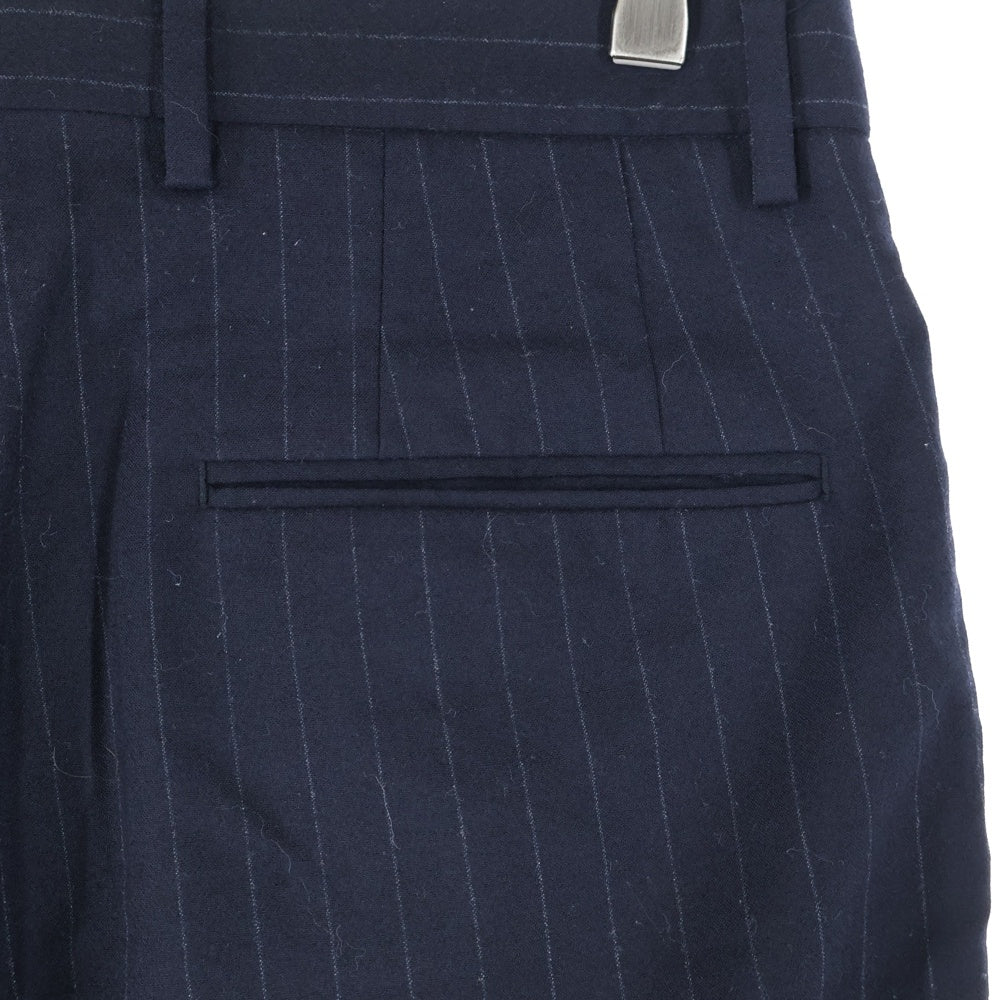 H BEAUTY&YOUTH(エイチ ビューティーアンドユース) WORSTED WOOL EASY PANTS ウールイージーパンツ カーキ 1214-217-8154