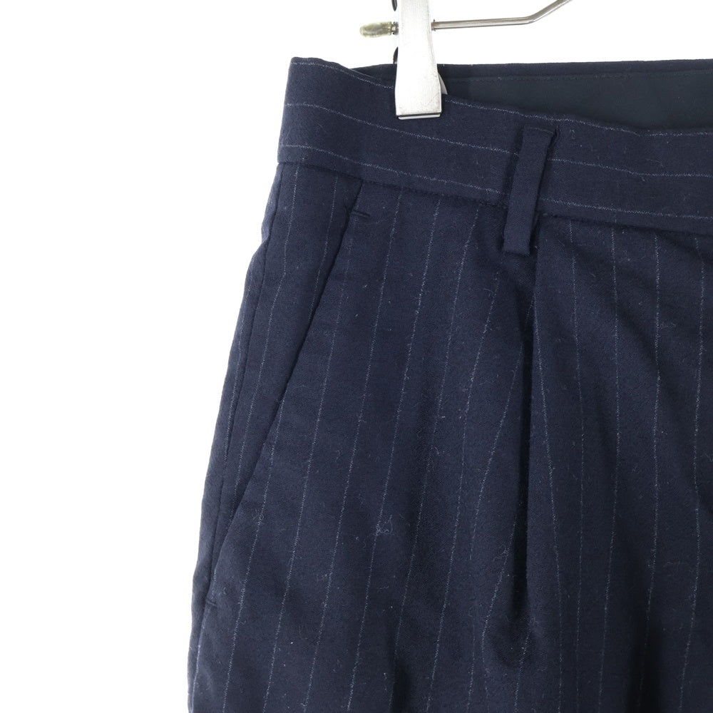 H BEAUTY&YOUTH(エイチ ビューティーアンドユース) WORSTED WOOL EASY PANTS ウールイージーパンツ カーキ 1214-217-8154