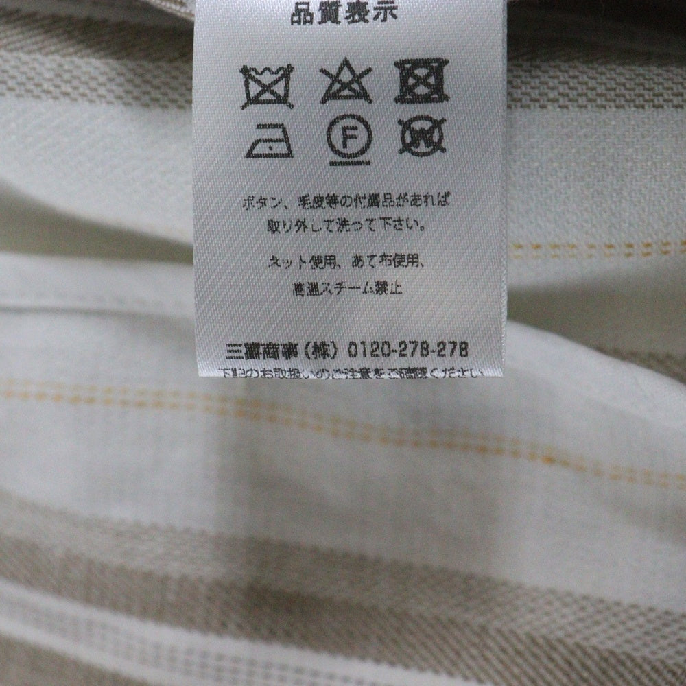 NO BRAND(ノーブランド) T-JACKET 2B ノッチドラペル コットンジャケット ベージュ