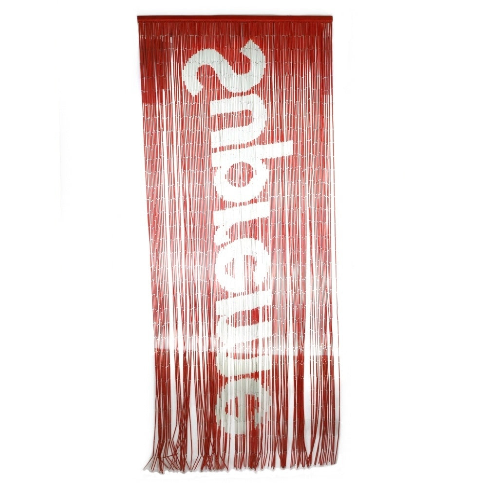 SUPREME(シュプリーム) 17SS Bamboo Beaded Curtain バンブー ビーデッド カーテン すだれ レッド