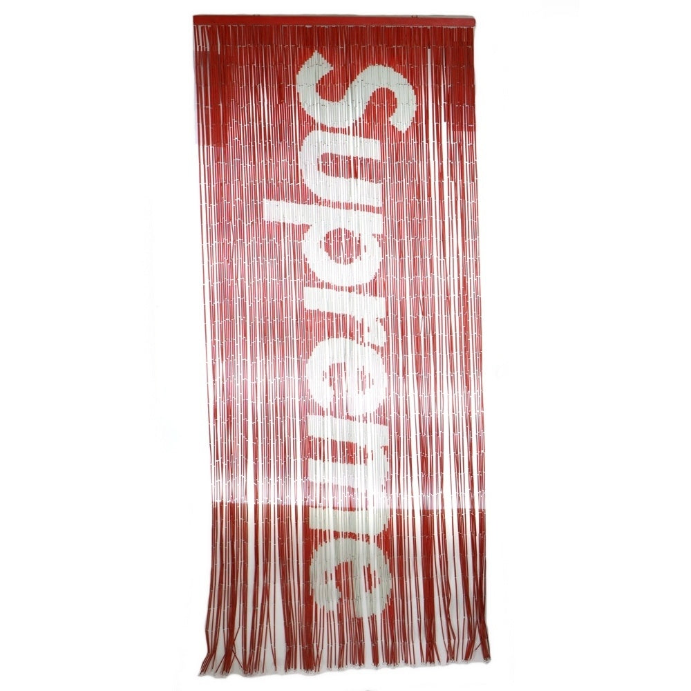 SUPREME(シュプリーム) 17SS Bamboo Beaded Curtain バンブー ビーデッド カーテン すだれ レッド