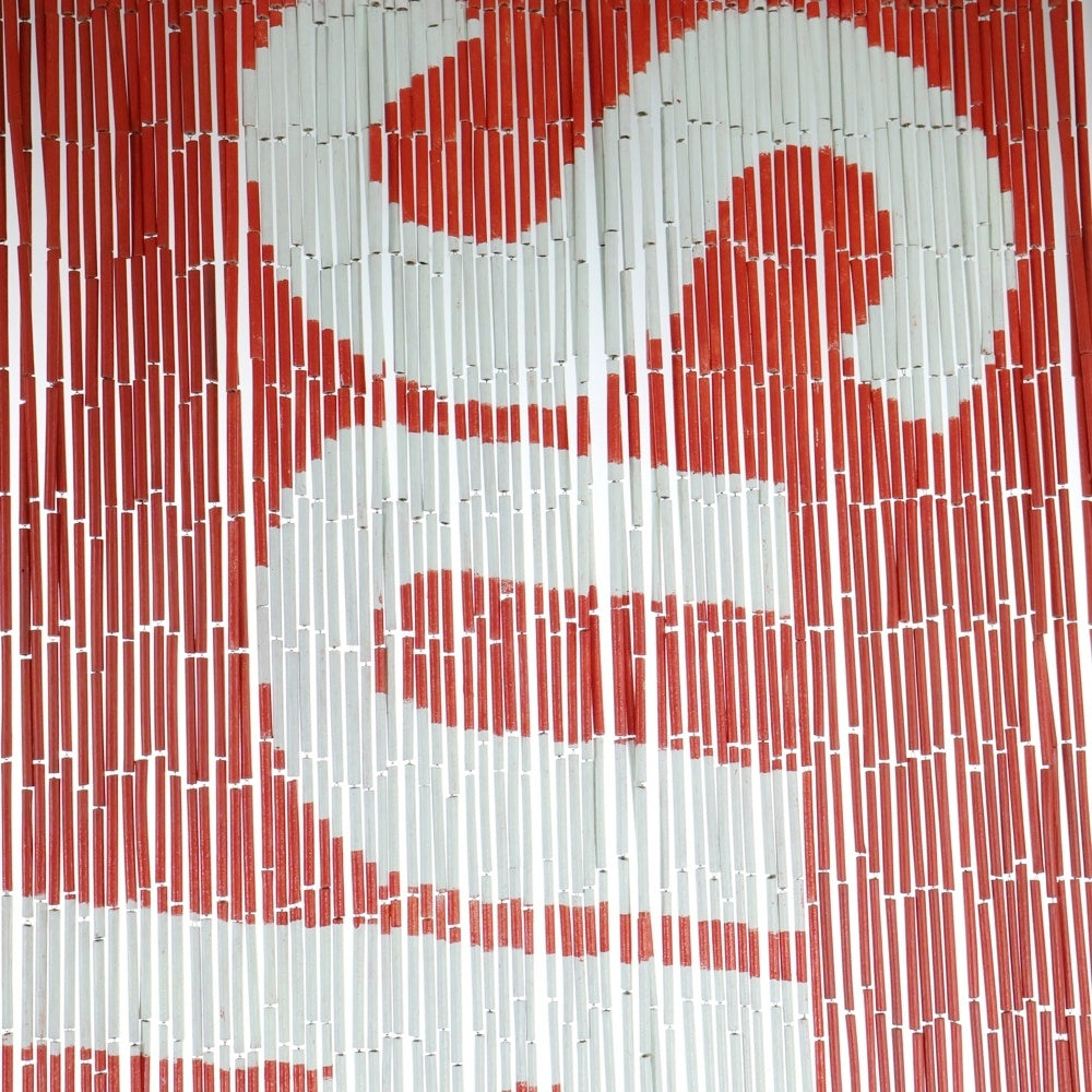 SUPREME(シュプリーム) 17SS Bamboo Beaded Curtain バンブー ビーデッド カーテン すだれ レッド