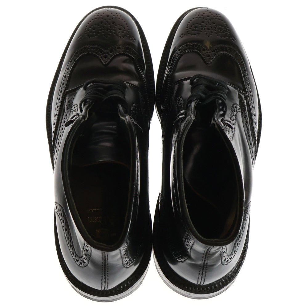 Alden(オールデン) CORDOVAN WING TIP BOOTS コードバン ウイングチップ ブーツ ブラック 4465H