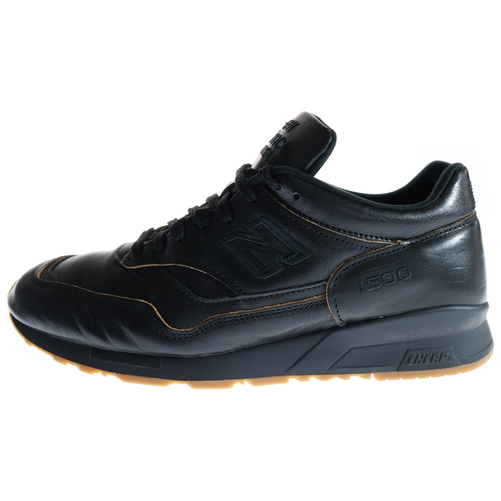 New Balance(ニューバランス) U1500KBI Made in UK Biscuit edge leather ビスケット エッジ レザー ローカットスニーカー ブラック US9.5/27.5cm