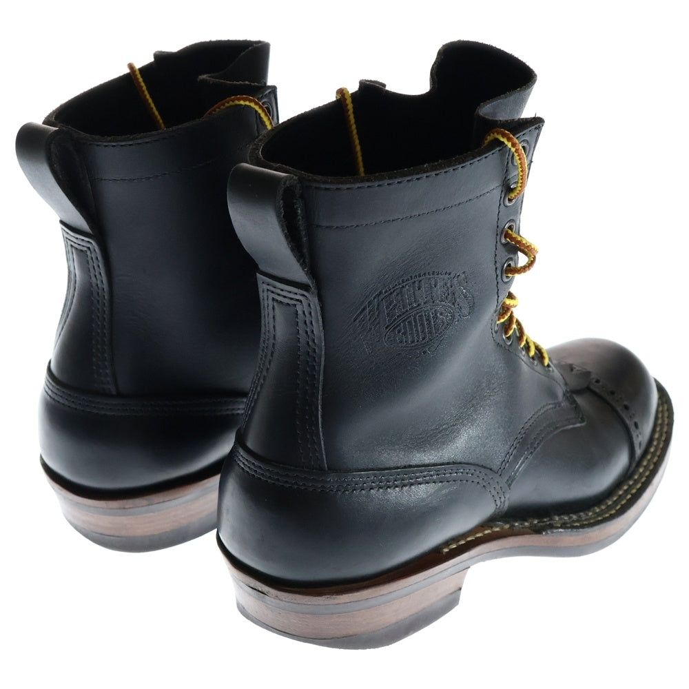 WHITE'S BOOTS(ホワイツブーツ) SMOKE JUMPER スモークジャンパー レザー ハイカット レースアップブーツ ブラック 375-MV