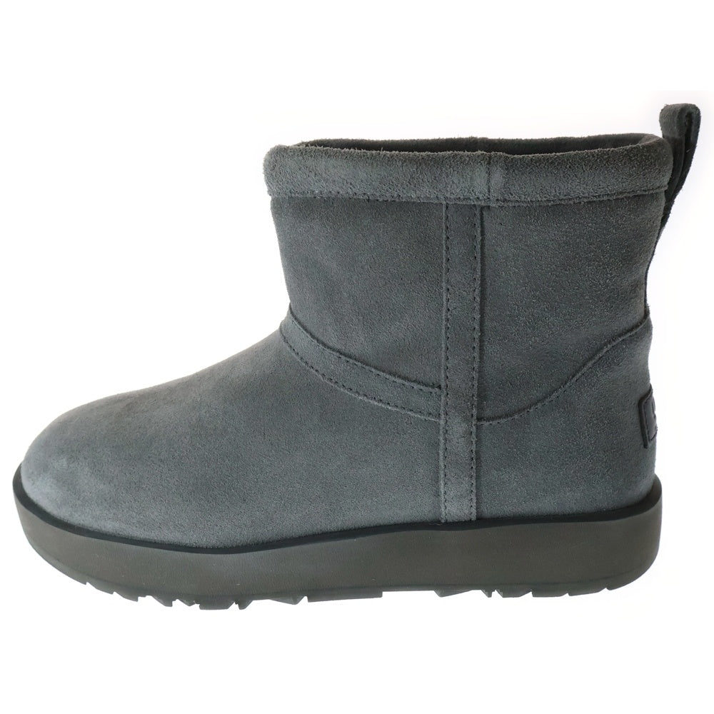 UGG(アグ) CLASSIC MINI WATERPROOF クラシック ミニ ウォータープルーフ ハイカット ブーツ レディース グレー US7.5/24.5cm 1019643 W