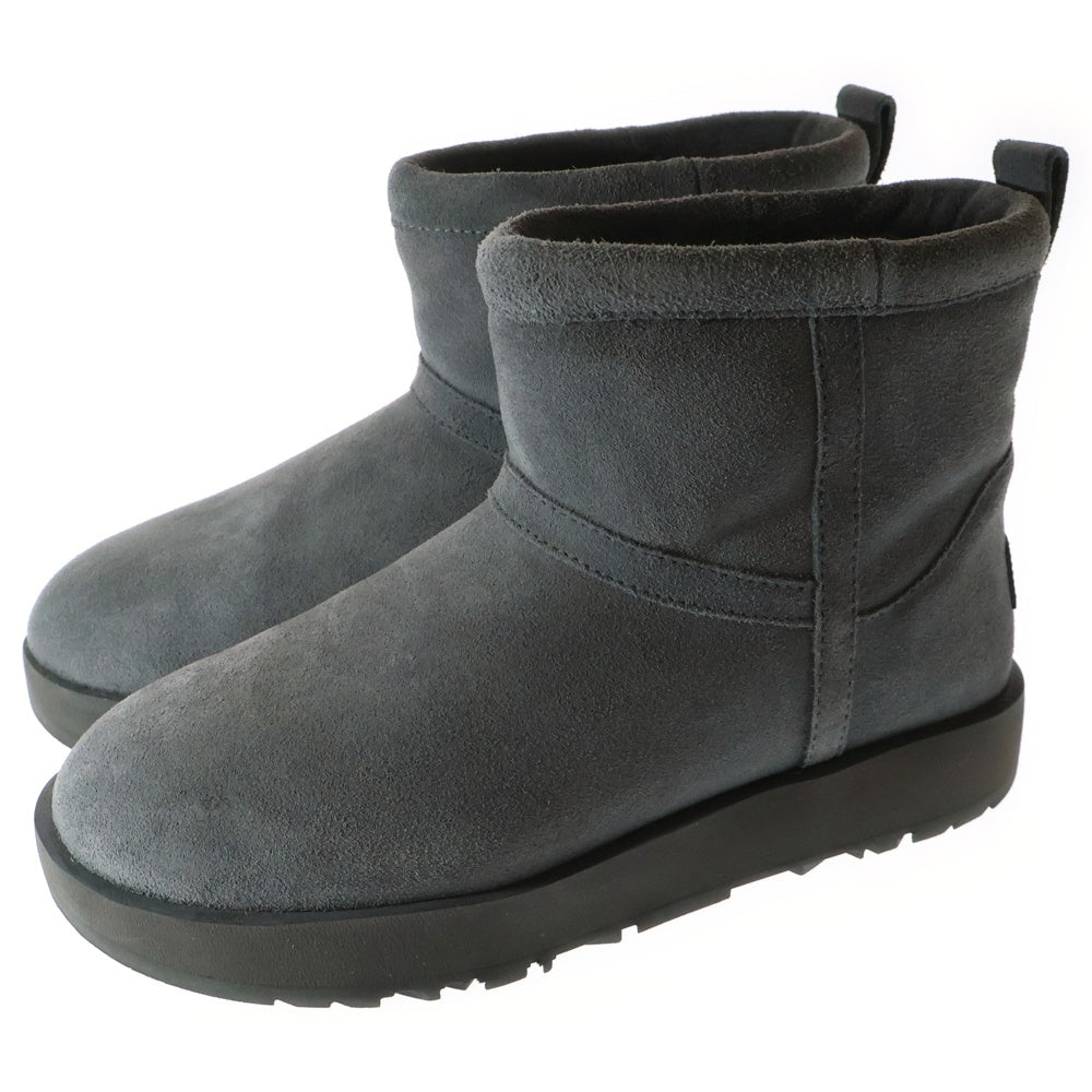UGG(アグ) CLASSIC MINI WATERPROOF クラシック ミニ ウォータープルーフ ハイカット ブーツ レディース グレー US7.5/24.5cm 1019643 W