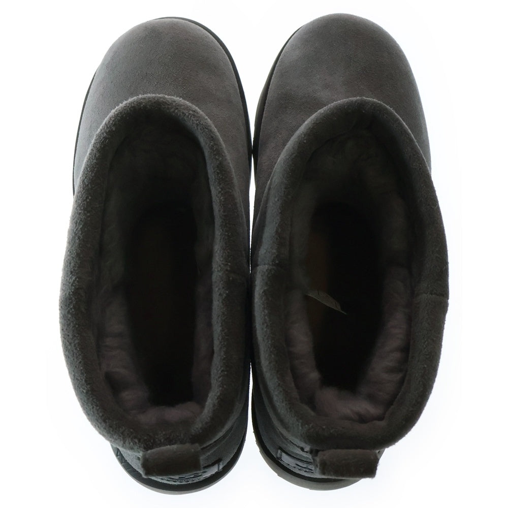 UGG(アグ) CLASSIC MINI WATERPROOF クラシック ミニ ウォータープルーフ ハイカット ブーツ レディース グレー US7.5/24.5cm 1019643 W