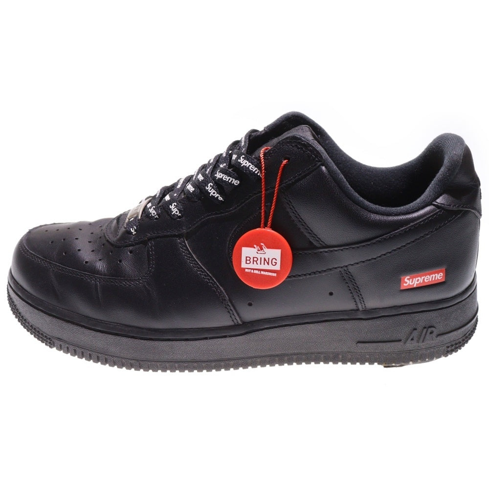 NIKE(ナイキ) ×SUPREME AIR FORCE 1 LOW シュプリーム エアフォース 1 ローカットスニーカー ブラック US8.5/26.5cm CU9225-001