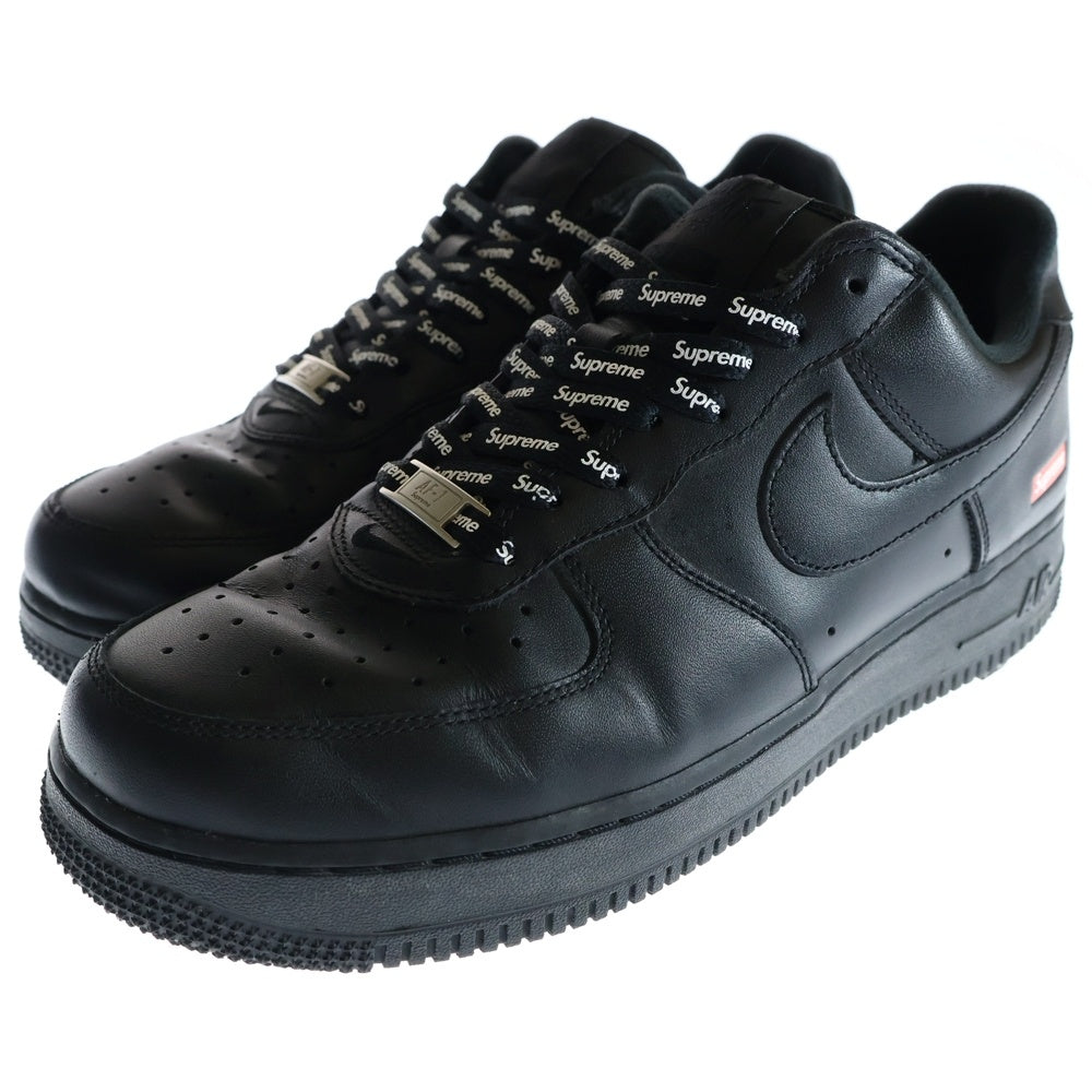 NIKE(ナイキ) ×SUPREME AIR FORCE 1 LOW シュプリーム エアフォース 1 ローカットスニーカー ブラック US8.5/26.5cm CU9225-001