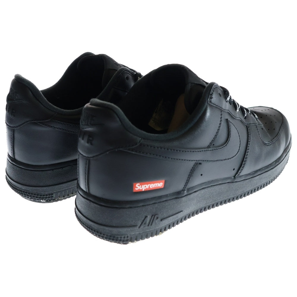 NIKE(ナイキ) ×SUPREME AIR FORCE 1 LOW シュプリーム エアフォース 1 ローカットスニーカー ブラック US8.5/26.5cm CU9225-001