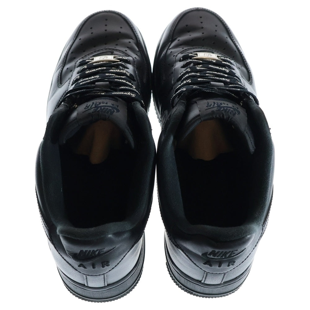 NIKE(ナイキ) ×SUPREME AIR FORCE 1 LOW シュプリーム エアフォース 1 ローカットスニーカー ブラック US8.5/26.5cm CU9225-001