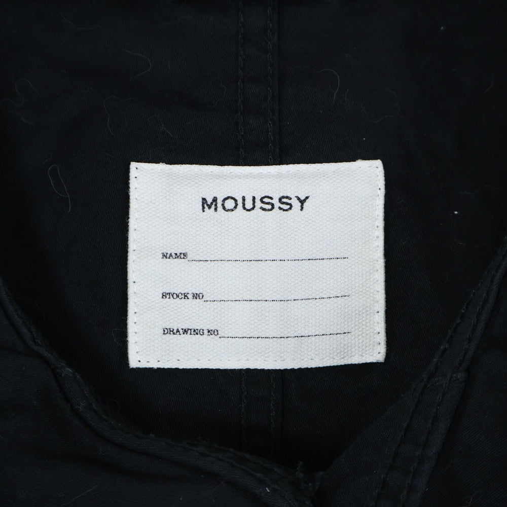 MOUSSY(マウジー) フーデッド モッズコート レディース ブラック 0108AB30-7240