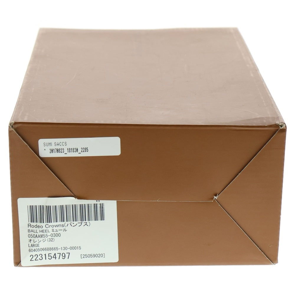 RODEO CROWNS WIDE BOWL(ロデオクラウンズ ワイドボウル) 050AAM55-0300 スエード パンプス レディース オレンジ