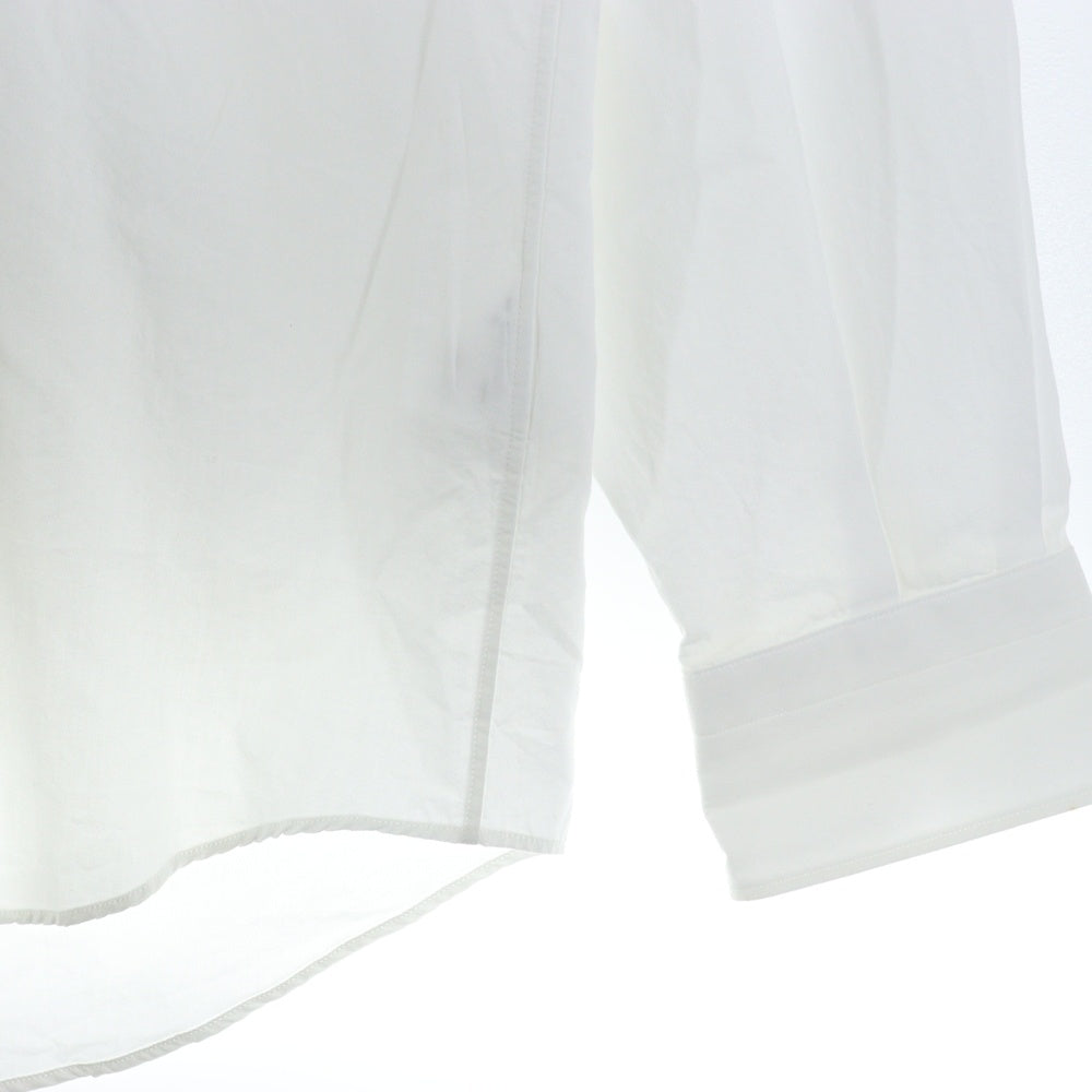 COMOLI(コモリ) 20AW レギュラーカラー 胸ポケット 長袖シャツ ホワイト S03-02001