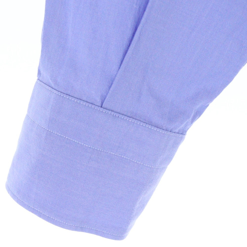 COMOLI(コモリ) 20AW レギュラーカラー 胸ポケット 長袖シャツ ブルー R01-02001