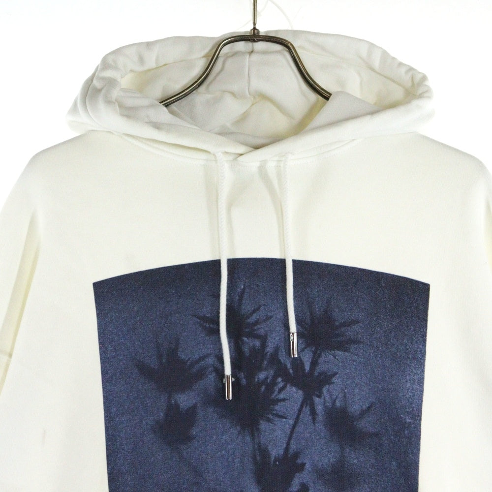 Acne Studios(アクネ ストゥディオズ) 18SS FALA PRINT フロントフラワープリント プルオーバースウェットパーカー フーディー レディース ホワイト 2HS176