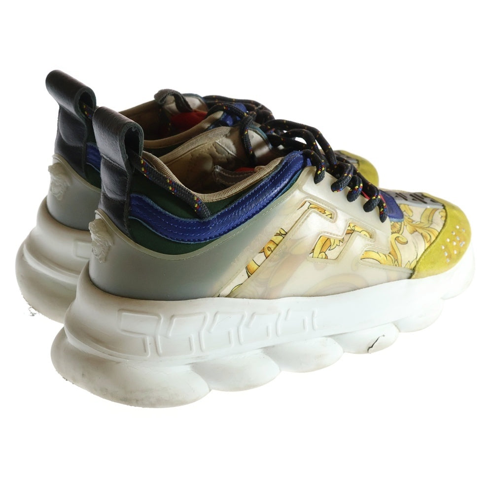 VERSACE(ヴェルサーチ) CHAIN REACTION MULTI-COLOR RUBBER SUEDE チェーン リアクション ラバー スウェード ローカットスニーカー マルチカラー