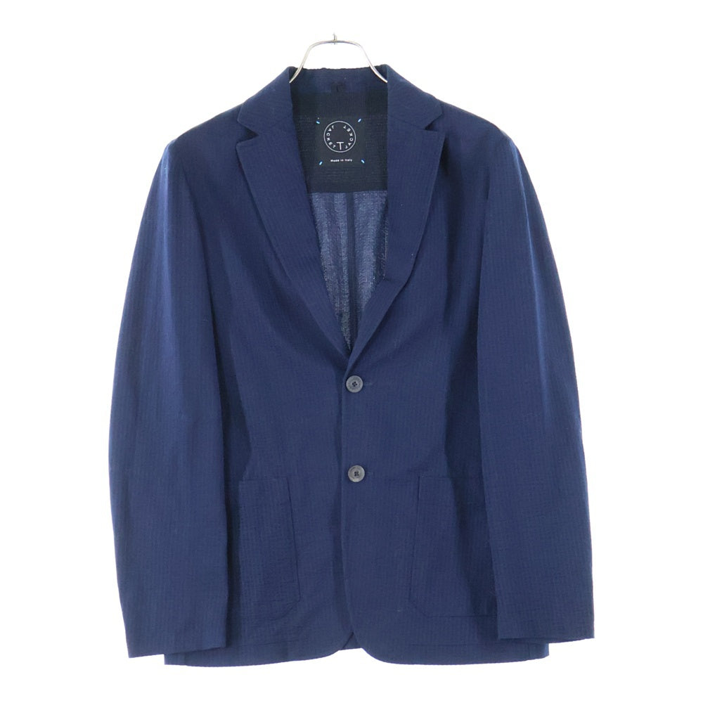 T-JACKET(ティー ジャケット) T-JACKET (ティージャケット) ストライプ柄 シングルテーラードジャケット ネイビー 51G419JR