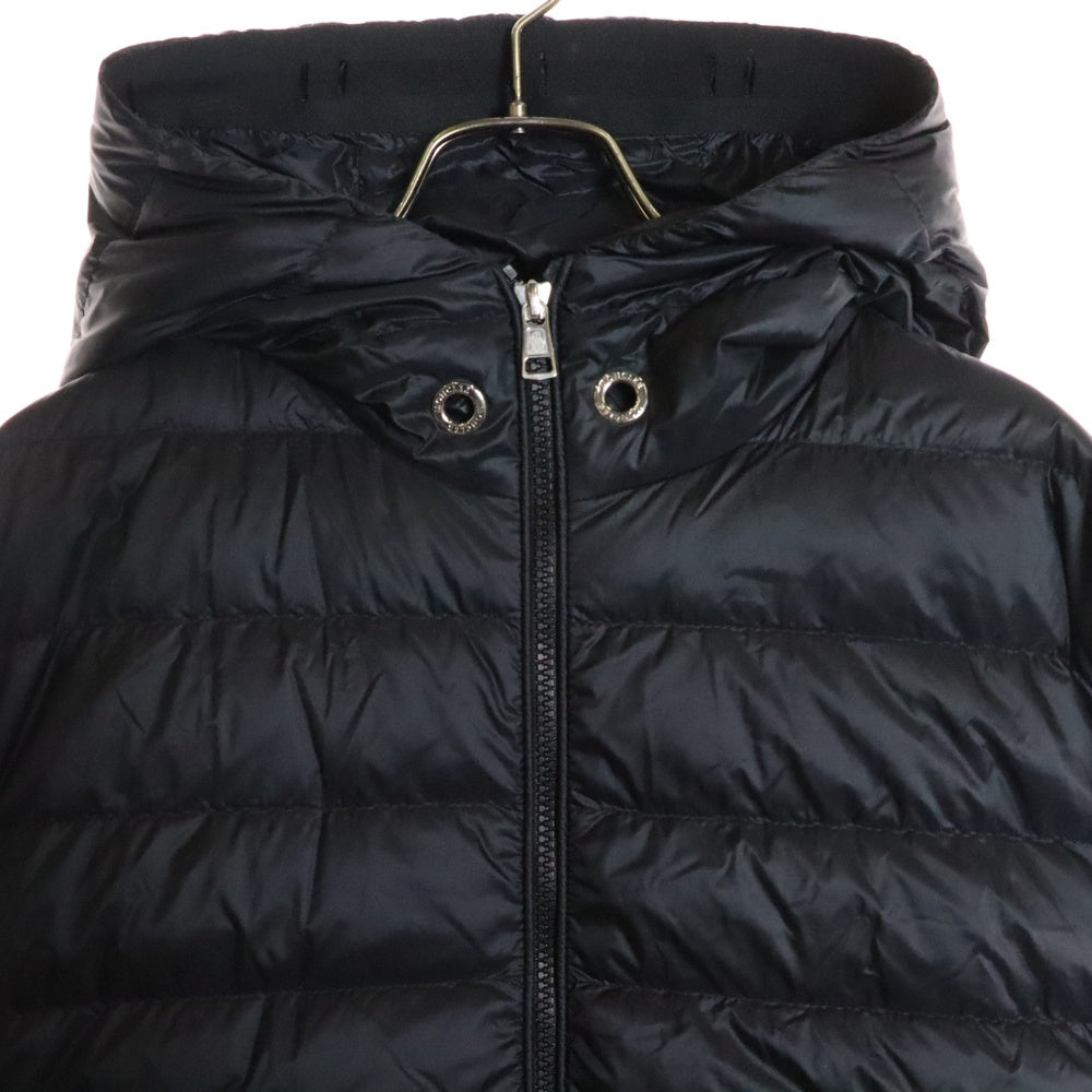 MONCLER(モンクレール) 23SS CARDIGAN TRICOT カーディガン トリコット ジップアップフーデッドダウンジャケット ブラック I10919B00005 M1367