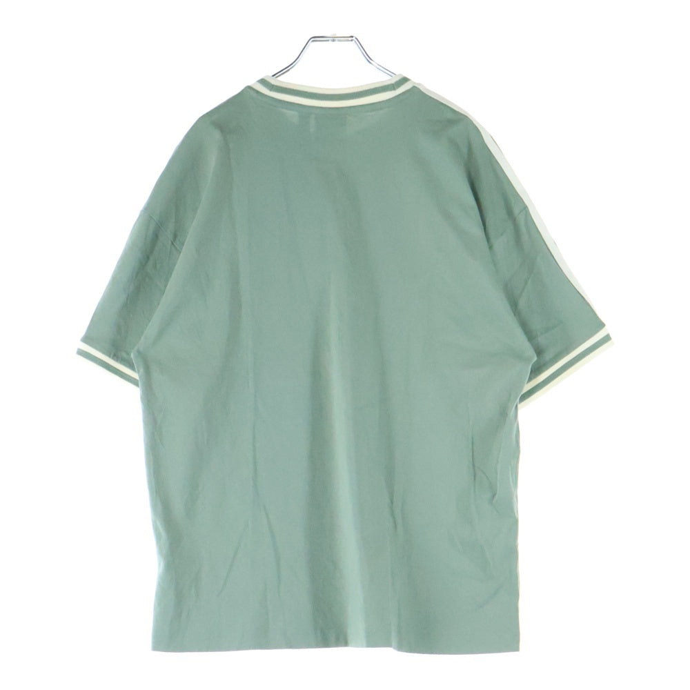 adidas(アディダス) HOOP YORK CITY フープ ヨーク シティ クルーネック半袖Tシャツ カットソー グリーン JC5967 A2B001