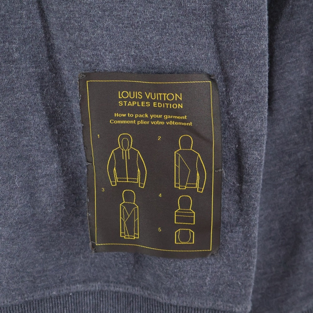 LOUIS VUITTON(ルイヴィトン) 20AW INSIDEOUT PIN ZIP UP PARKA インサイドアウト ピン フーデッドジップアップパーカー フーディー グレー RM202Q JUJ HJY42W