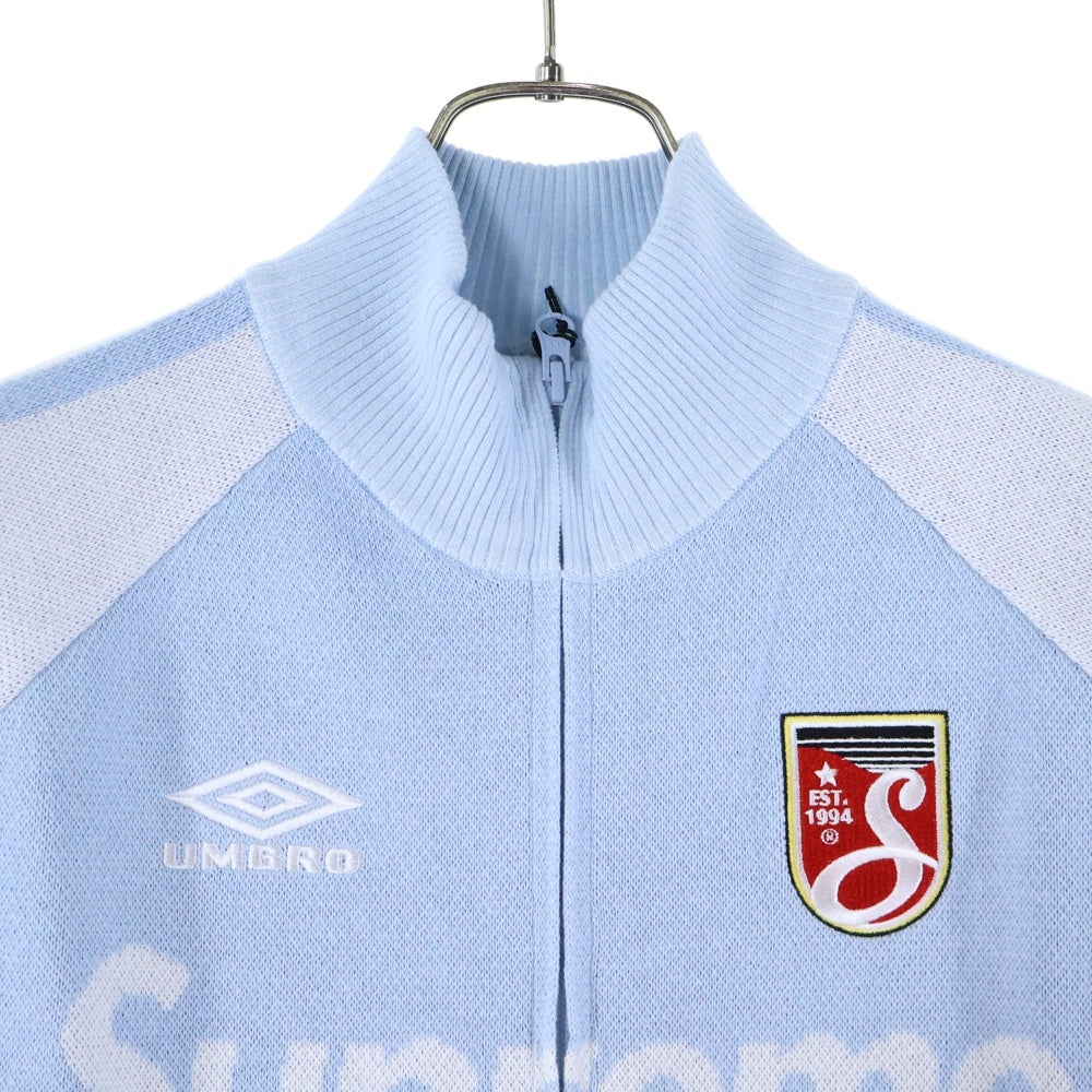 SUPREME(シュプリーム) 25SS ×UMBRO Zip Up Sweater アンブロ ジップアップニットセータートラックジャケット ブルー