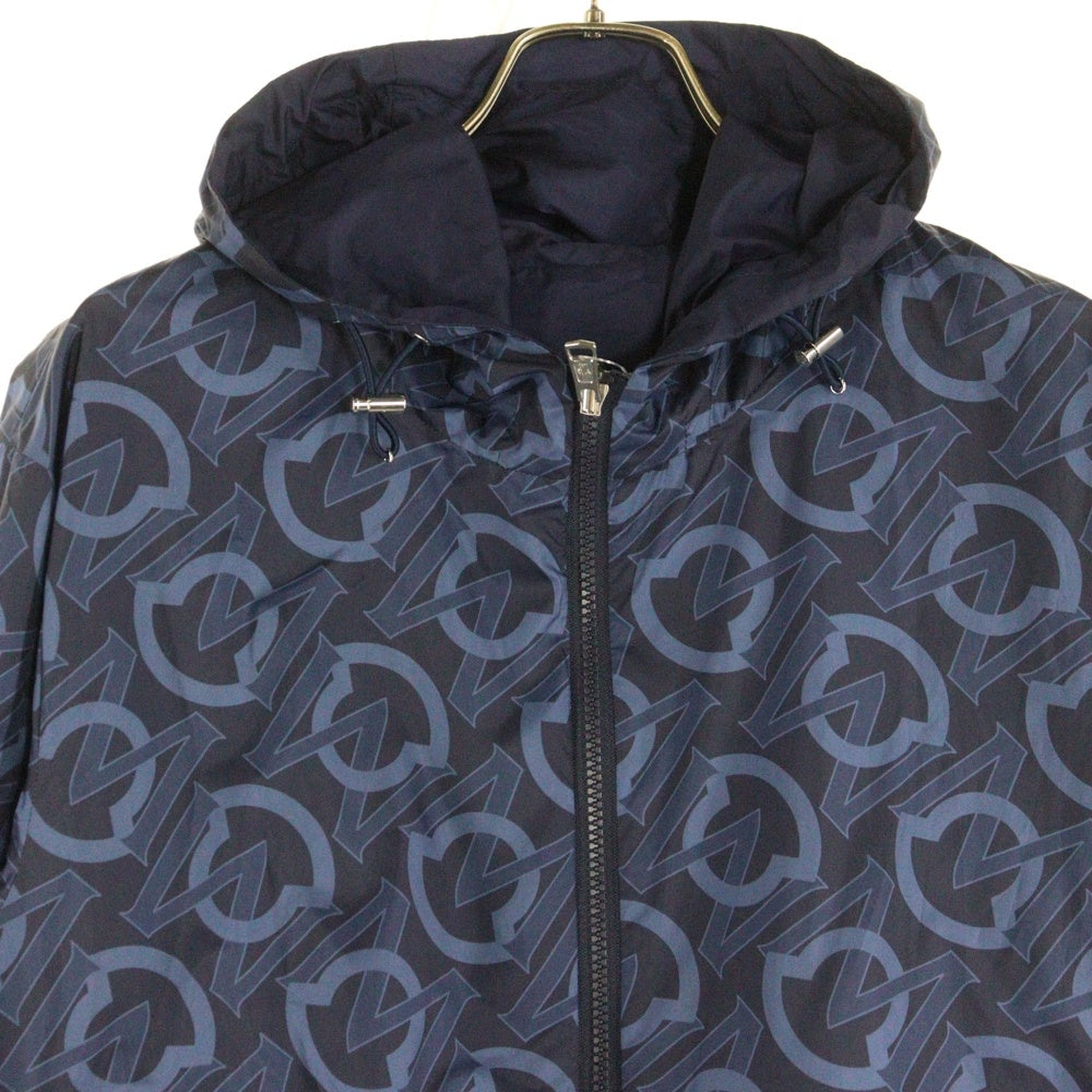 MONCLER(モンクレール) 23SS CRETES GIUBBOTTO クレタ ジュボット リバーシブル フーデッドジップアップナイロンジャケット マウンテンパーカー ネイビー I10911A00174 5955I