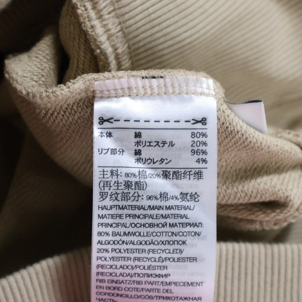 Y-3(ワイスリー) ロゴプリント ジップアップフーデッドパーカー フーディー ベージュ IV5618 0DY001