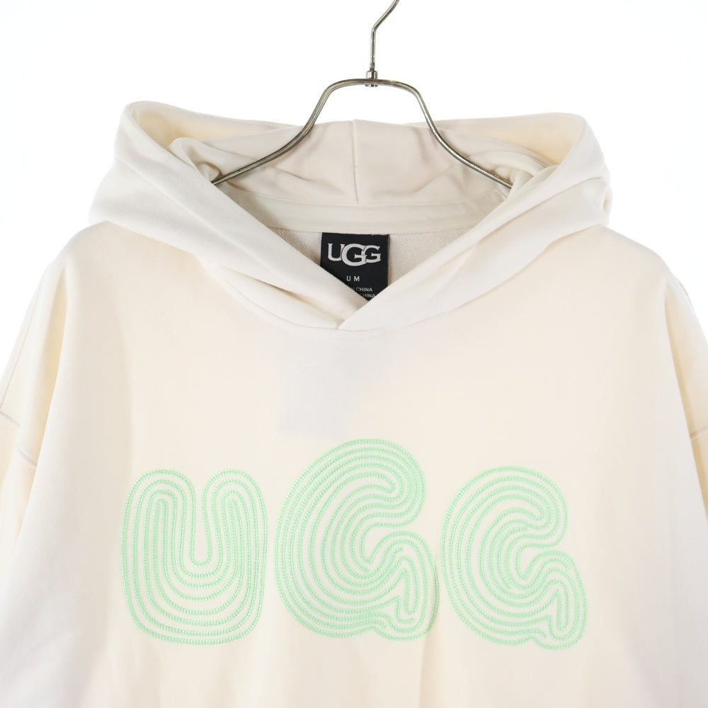 UGG(アグ) BUBBLE LOGO HOODIE バブル ロゴ プルオーバースウェットパーカー フーディー アイボリー 1154336