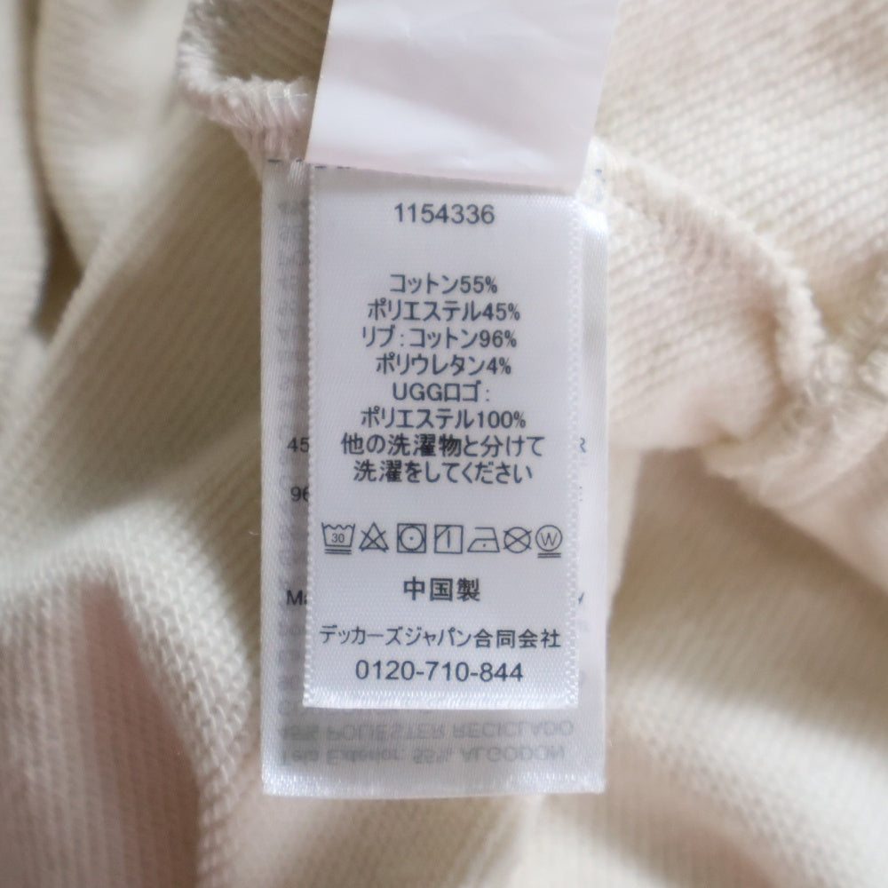 UGG(アグ) BUBBLE LOGO HOODIE バブル ロゴ プルオーバースウェットパーカー フーディー アイボリー 1154336