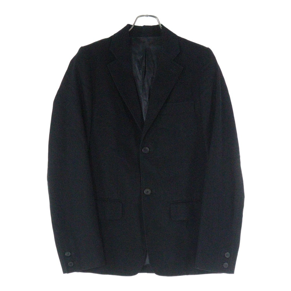 A.P.C(アーペーセー) ノッチドラペル フラップポケット コットン テーラードジャケット ブラック