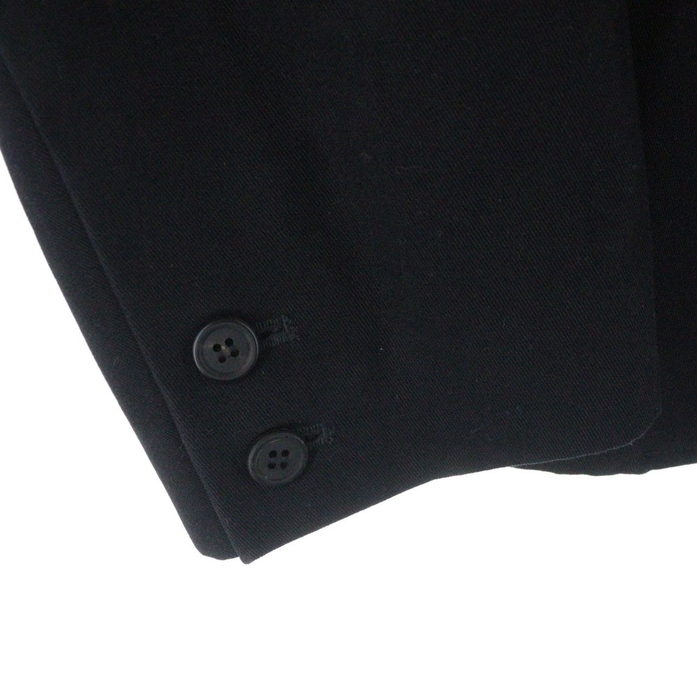 A.P.C(アーペーセー) ノッチドラペル フラップポケット コットン テーラードジャケット ブラック