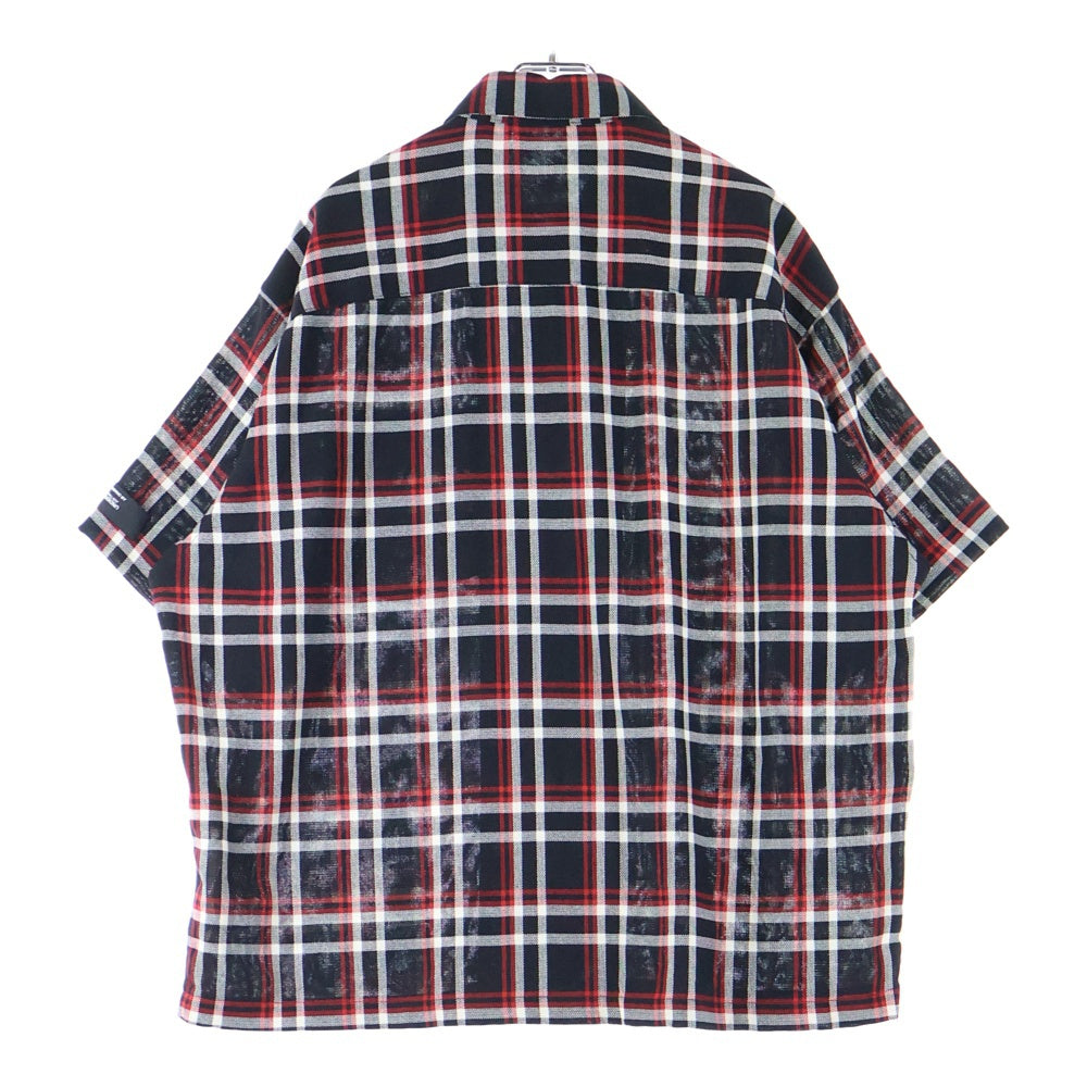 N.HOOLYWOOD(エヌハリウッド) 20SS ×UNDERCOVER HALF SLEEVE BIG SHIRT アンダーカバー ハーフスリーブ ビッグシルエット タータンチェック 半袖シャツ 1201-SH10-069