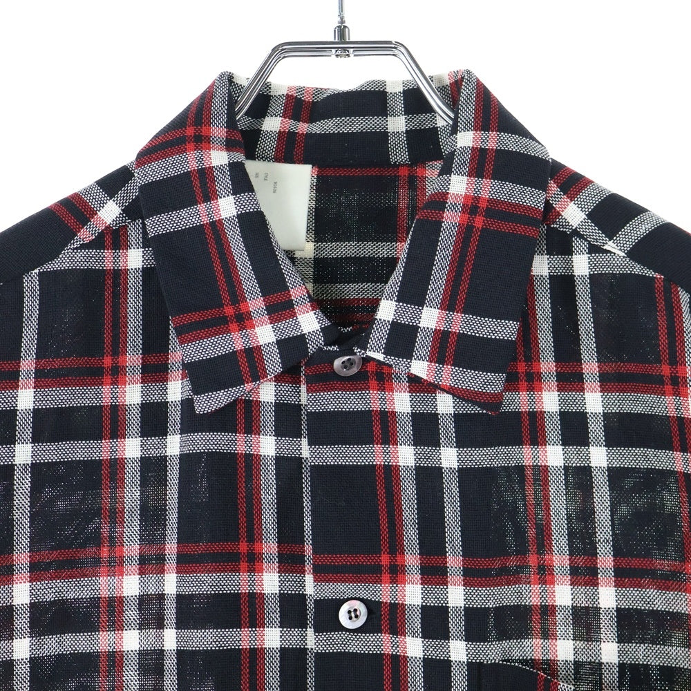 N.HOOLYWOOD(エヌハリウッド) 20SS ×UNDERCOVER HALF SLEEVE BIG SHIRT アンダーカバー ハーフスリーブ ビッグシルエット タータンチェック 半袖シャツ 1201-SH10-069